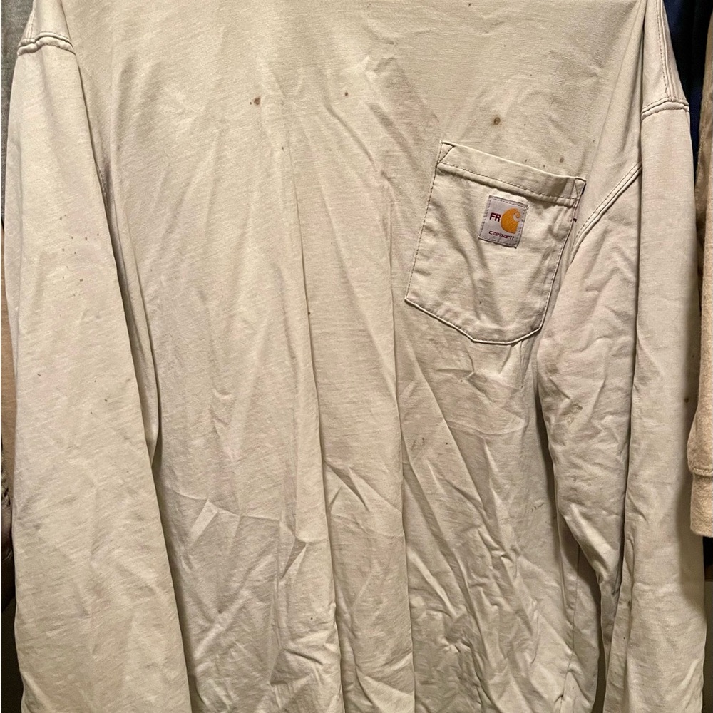 Men’s large FRC work shirts FR work shirts Carhartt. Ariat.
